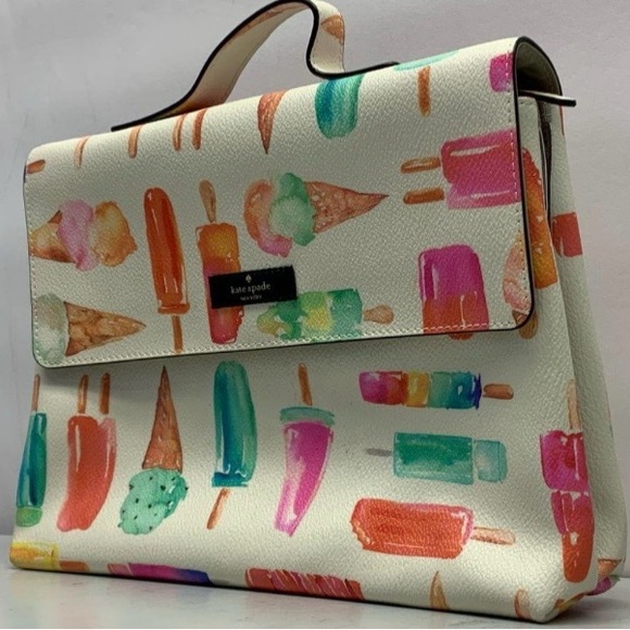 Kate Spade Ice Cream Travel Cosmetic Toiletry Case - Picture 5 of 9